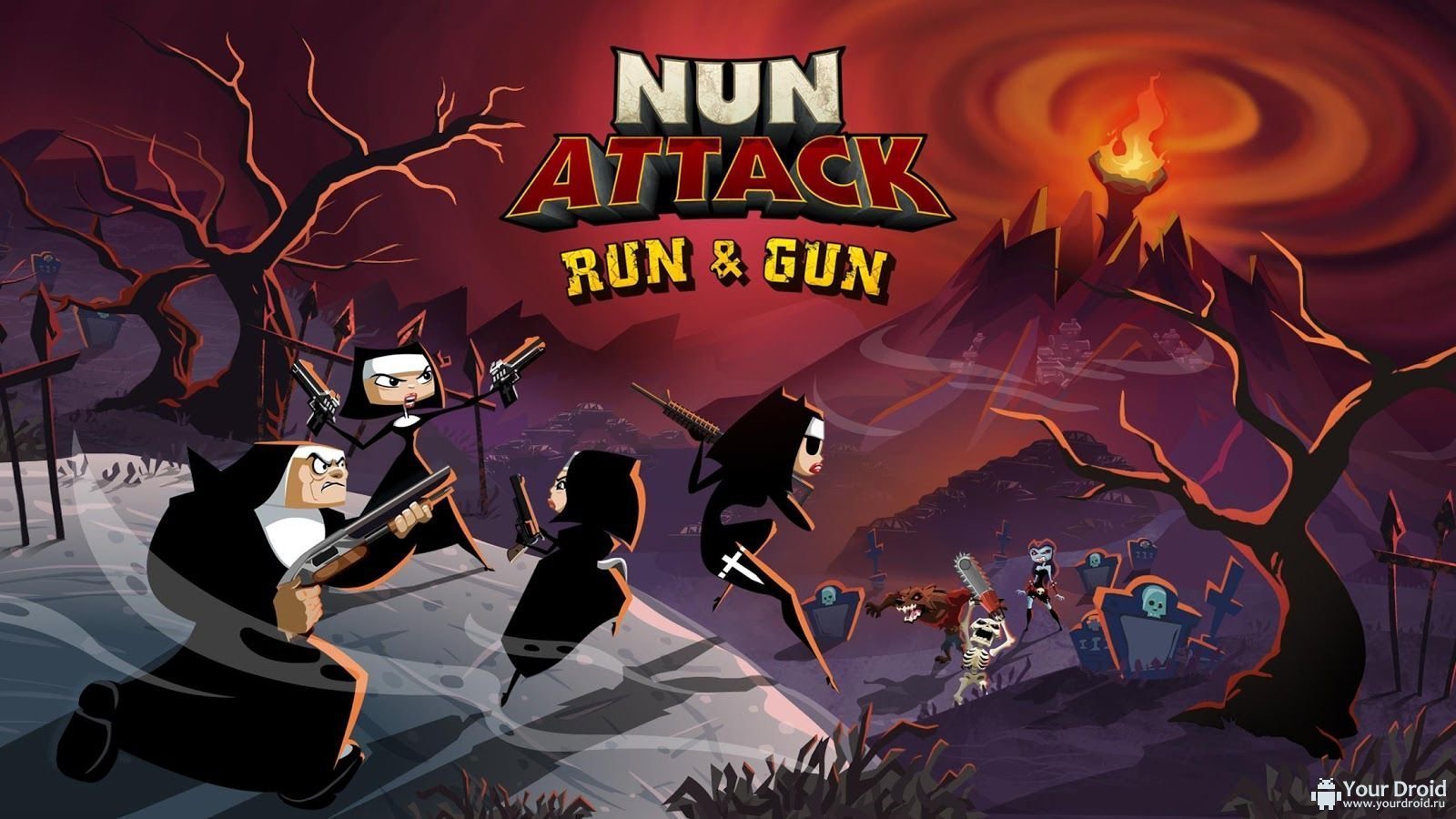 Nun attack run gun скачать на компьютер
